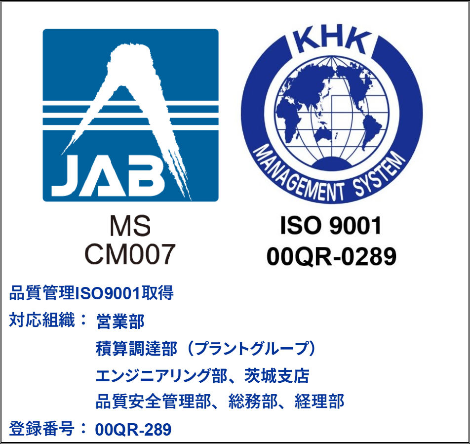 品質管理 ISO9001